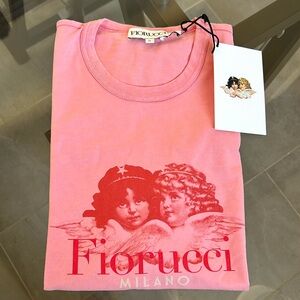 NWT Fiorucci Milano Pink Angels T-shirt